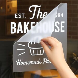 Clear window decal in Malta by Prism Printing